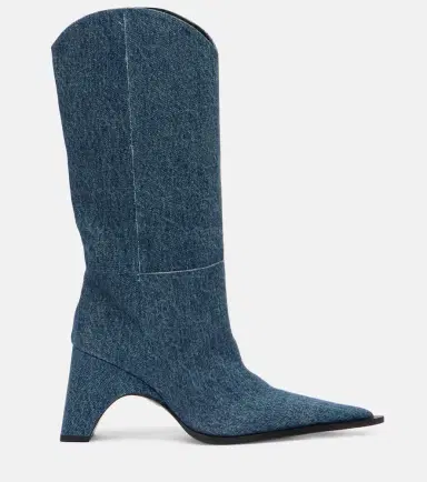 Coperni Bridge denim cowboy boots | Thumbnail 3 Coperni Bridge denim cowboy boots | Thumbnail 3