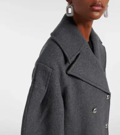 Ganni Oversized wool-blend peacoat | Thumbnail 7 Ganni Oversized wool-blend peacoat | Thumbnail 7