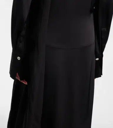 Ganni Asymmetric midi dress | Thumbnail 5 Ganni Asymmetric midi dress | Thumbnail 5