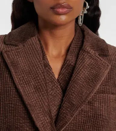 Ganni Cotton corduroy blazer | Thumbnail 2 Ganni Cotton corduroy blazer | Thumbnail 2
