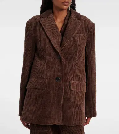 Ganni Cotton corduroy blazer | Thumbnail 3 Ganni Cotton corduroy blazer | Thumbnail 3