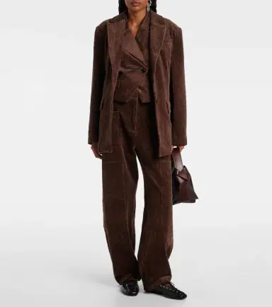 Ganni Cotton corduroy blazer | Thumbnail 5 Ganni Cotton corduroy blazer | Thumbnail 5