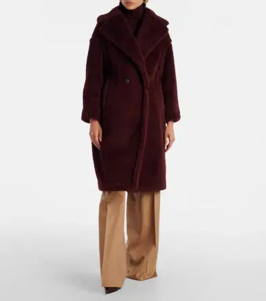 Max Mara Teddy Bear Icon alpaca wool, wool, and silk coat | Thumbnail 3 Max Mara Teddy Bear Icon alpaca wool, wool, and silk coat | Thumbnail 3