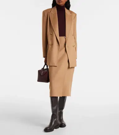 Max Mara Curzio wool wrap skirt | Thumbnail 4 Max Mara Curzio wool wrap skirt | Thumbnail 4