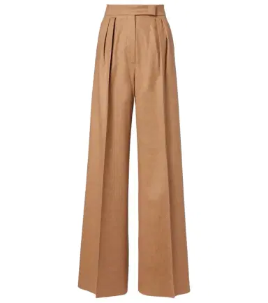 Max Mara Ori pleated camel hair wide-leg pants | Thumbnail 1 Max Mara Ori pleated camel hair wide-leg pants | Thumbnail 1