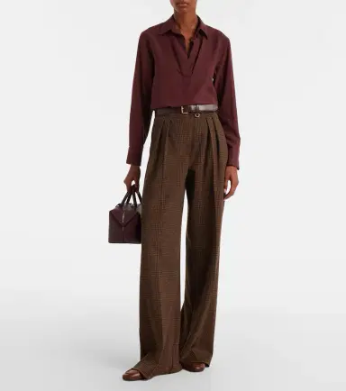 Max Mara Mirko silk crêpe blouse | Thumbnail 2 Max Mara Mirko silk crêpe blouse | Thumbnail 2