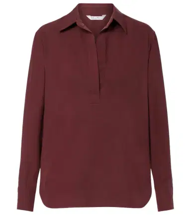 Max Mara Mirko silk crêpe blouse | Thumbnail 1 Max Mara Mirko silk crêpe blouse | Thumbnail 1