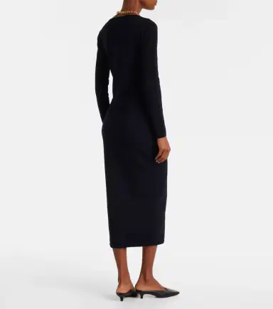Max Mara Sophia wool-blend midi dress | Thumbnail 2 Max Mara Sophia wool-blend midi dress | Thumbnail 2