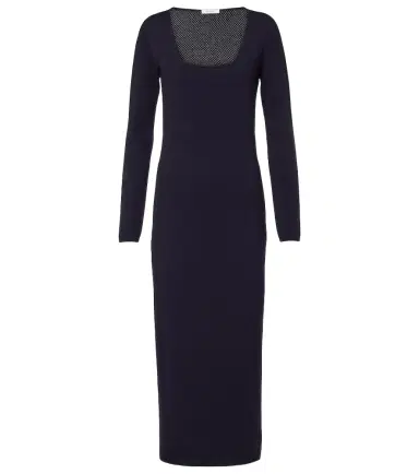 Max Mara Sophia wool-blend midi dress | Thumbnail 1 Max Mara Sophia wool-blend midi dress | Thumbnail 1