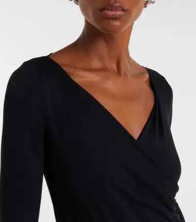 Max Mara Cicaldi wrap bodysuit | Thumbnail 3 Max Mara Cicaldi wrap bodysuit | Thumbnail 3