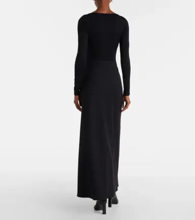 Max Mara Cicaldi wrap bodysuit | Thumbnail 5 Max Mara Cicaldi wrap bodysuit | Thumbnail 5