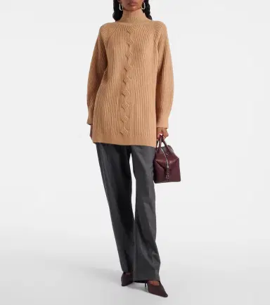 Max Mara Alcazar wool and cashmere turtleneck sweater | Thumbnail 4 Max Mara Alcazar wool and cashmere turtleneck sweater | Thumbnail 4