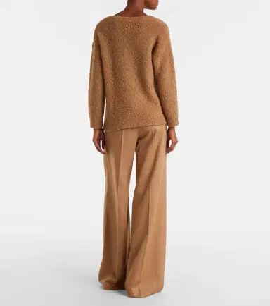 Max Mara Pantera camel hair and silk sweater | Thumbnail 4 Max Mara Pantera camel hair and silk sweater | Thumbnail 4