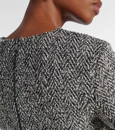 Max Mara Giugno cotton and wool-blend midi dress | Thumbnail 2 Max Mara Giugno cotton and wool-blend midi dress | Thumbnail 2
