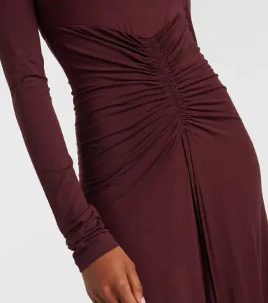 Max Mara Doppia gathered maxi dress | Thumbnail 6 Max Mara Doppia gathered maxi dress | Thumbnail 6