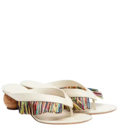 Ferragamo Bettie fringed sandals | Thumbnail 1 Ferragamo Bettie fringed sandals | Thumbnail 1