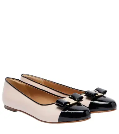 Ferragamo Varina leather ballet flats | Thumbnail 1 Ferragamo Varina leather ballet flats | Thumbnail 1