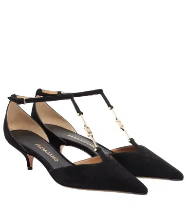 Ferragamo Traci 40 suede pumps | Thumbnail 1 Ferragamo Traci 40 suede pumps | Thumbnail 1