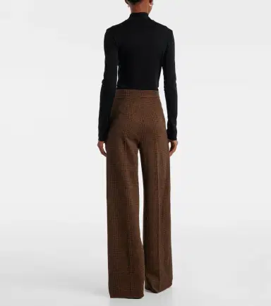 Max Mara Ponza cotton and wool-blend wide-leg pants | Thumbnail 3 Max Mara Ponza cotton and wool-blend wide-leg pants | Thumbnail 3