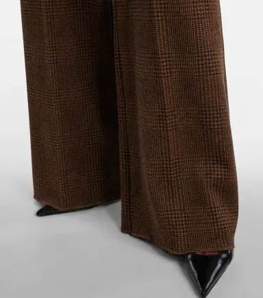 Max Mara Ponza cotton and wool-blend wide-leg pants | Thumbnail 4 Max Mara Ponza cotton and wool-blend wide-leg pants | Thumbnail 4