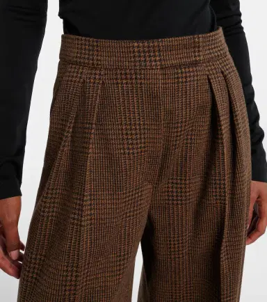 Max Mara Ponza cotton and wool-blend wide-leg pants | Thumbnail 5 Max Mara Ponza cotton and wool-blend wide-leg pants | Thumbnail 5