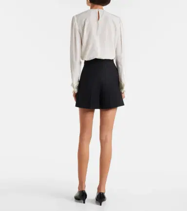 Max Mara Ozieri high-rise virgin wool shorts | Thumbnail 5 Max Mara Ozieri high-rise virgin wool shorts | Thumbnail 5
