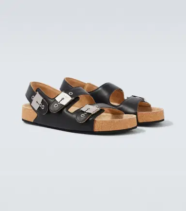 Balenciaga x Scholl leather sandals | Thumbnail 2 Balenciaga x Scholl leather sandals | Thumbnail 2