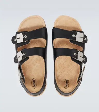 Balenciaga x Scholl leather sandals | Thumbnail 6 Balenciaga x Scholl leather sandals | Thumbnail 6