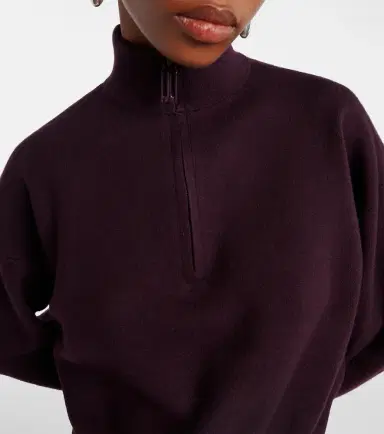 Victoria Beckham Wool-blend half-zip sweater | Thumbnail 5 Victoria Beckham Wool-blend half-zip sweater | Thumbnail 5