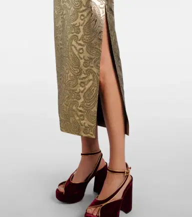 Etro Paisley brocade midi skirt | Thumbnail 2 Etro Paisley brocade midi skirt | Thumbnail 2