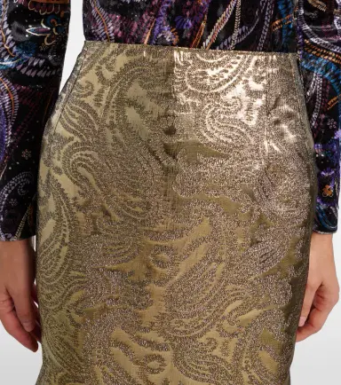 Etro Paisley brocade midi skirt | Thumbnail 5 Etro Paisley brocade midi skirt | Thumbnail 5
