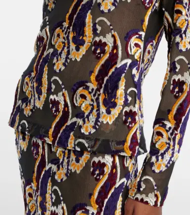 Etro Paisley semi-sheer top | Thumbnail 5 Etro Paisley semi-sheer top | Thumbnail 5