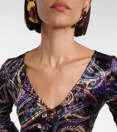 Etro Paisley velvet top | Thumbnail 6 Etro Paisley velvet top | Thumbnail 6