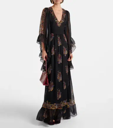 Etro Paisley silk maxi dress | Thumbnail 6 Etro Paisley silk maxi dress | Thumbnail 6