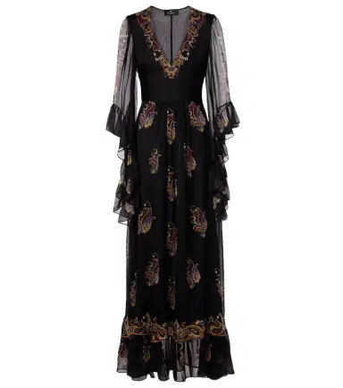 Etro Paisley silk maxi dress | Thumbnail 1 Etro Paisley silk maxi dress | Thumbnail 1