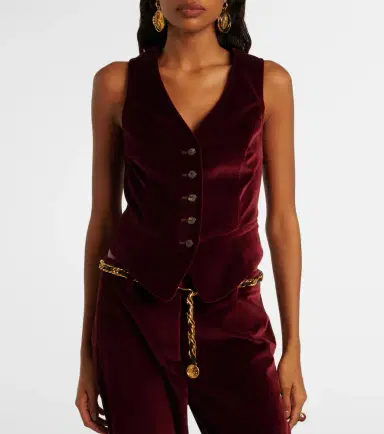 Etro Cotton velvet vest | Thumbnail 4 Etro Cotton velvet vest | Thumbnail 4