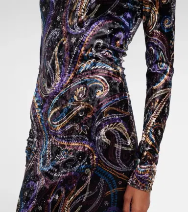 Etro Sequined turtleneck gown | Thumbnail 2 Etro Sequined turtleneck gown | Thumbnail 2