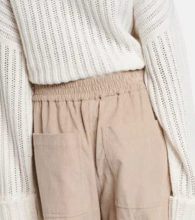 Brunello Cucinelli Cotton corduroy wide-leg pants | Thumbnail 3 Brunello Cucinelli Cotton corduroy wide-leg pants | Thumbnail 3
