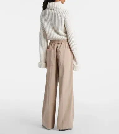 Brunello Cucinelli Cotton corduroy wide-leg pants | Thumbnail 6 Brunello Cucinelli Cotton corduroy wide-leg pants | Thumbnail 6