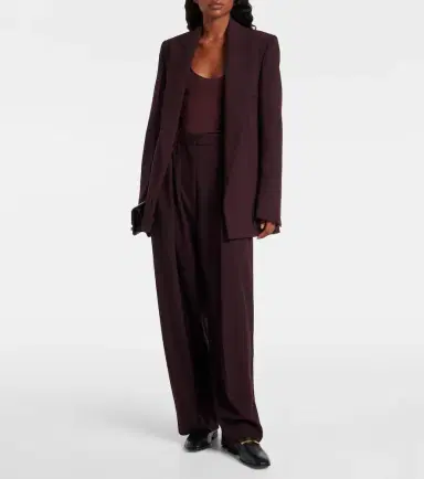 Victoria Beckham Single-breasted blazer | Thumbnail 2 Victoria Beckham Single-breasted blazer | Thumbnail 2