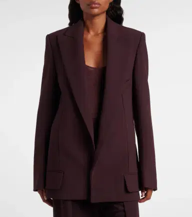 Victoria Beckham Single-breasted blazer | Thumbnail 6 Victoria Beckham Single-breasted blazer | Thumbnail 6