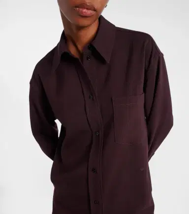 Victoria Beckham Satin pajama shirt | Thumbnail 2 Victoria Beckham Satin pajama shirt | Thumbnail 2