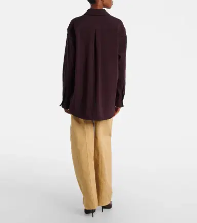 Victoria Beckham Satin pajama shirt | Thumbnail 3 Victoria Beckham Satin pajama shirt | Thumbnail 3