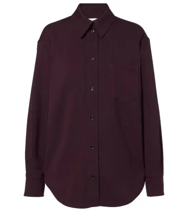 Victoria Beckham Satin pajama shirt | Thumbnail 1 Victoria Beckham Satin pajama shirt | Thumbnail 1