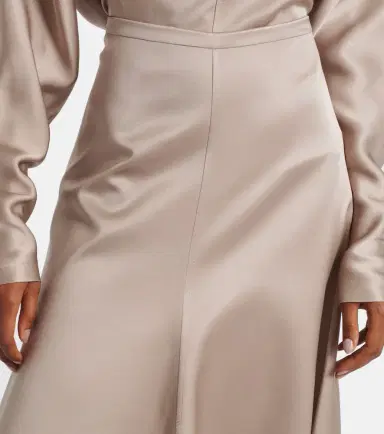 Brunello Cucinelli Silk midi skirt | Thumbnail 2 Brunello Cucinelli Silk midi skirt | Thumbnail 2