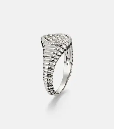 Yvonne Léon Yvonne Léon 9kt white gold ring with diamonds | Thumbnail 2 Yvonne Léon Yvonne Léon 9kt white gold ring with diamonds | Thumbnail 2