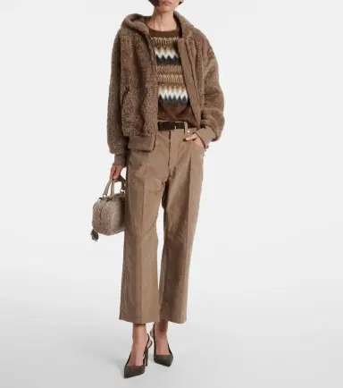 Brunello Cucinelli Monili cotton corduroy straight pants | Thumbnail 5 Brunello Cucinelli Monili cotton corduroy straight pants | Thumbnail 5