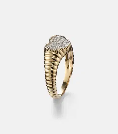 Yvonne Léon Yvonne Léon Baby 9kt gold ring with diamonds | Thumbnail 2 Yvonne Léon Yvonne Léon Baby 9kt gold ring with diamonds | Thumbnail 2