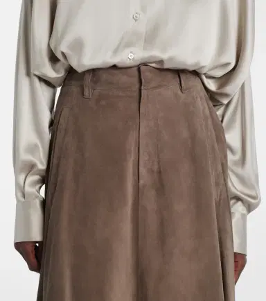 Brunello Cucinelli Suede midi skirt | Thumbnail 5 Brunello Cucinelli Suede midi skirt | Thumbnail 5