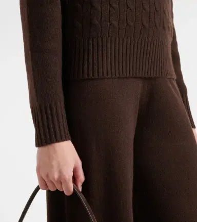 Jardin des Orangers Cable-knit cashmere-blend sweater | Thumbnail 5 Jardin des Orangers Cable-knit cashmere-blend sweater | Thumbnail 5